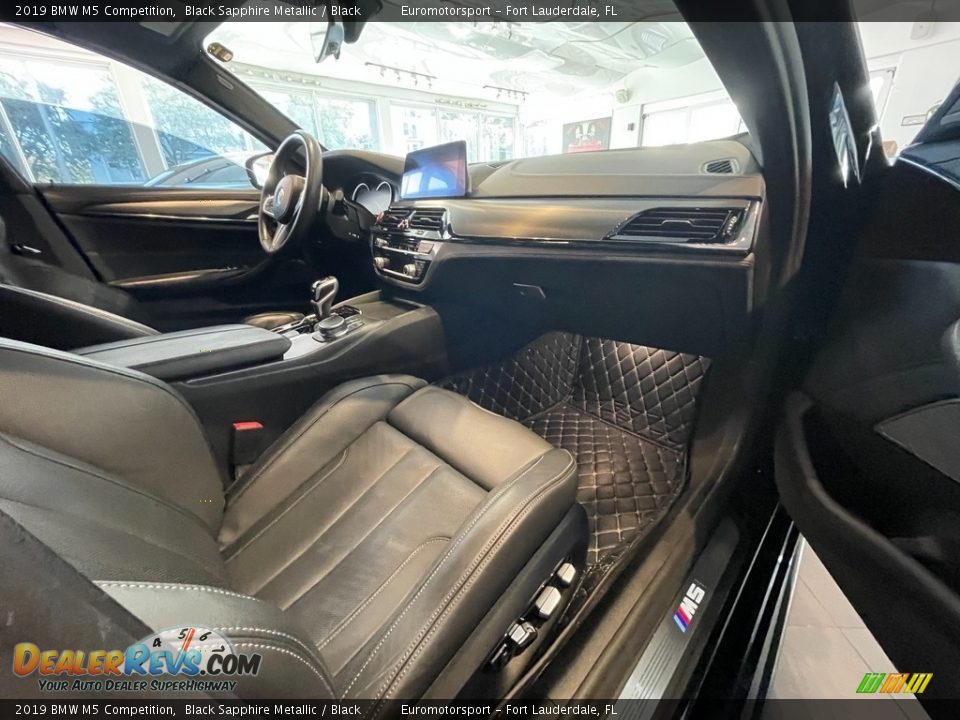 2019 BMW M5 Competition Black Sapphire Metallic / Black Photo #8