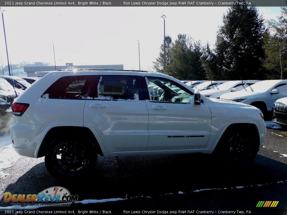 2021 Jeep Grand Cherokee Limited 4x4 Bright White / Black Photo #4