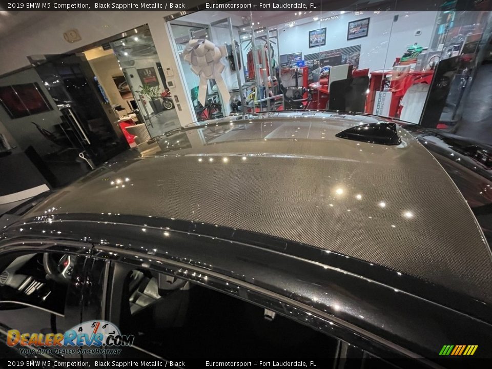 2019 BMW M5 Competition Black Sapphire Metallic / Black Photo #13