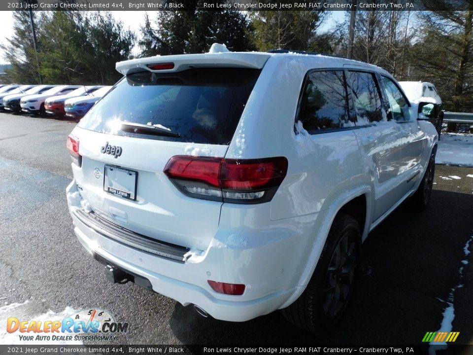 2021 Jeep Grand Cherokee Limited 4x4 Bright White / Black Photo #5