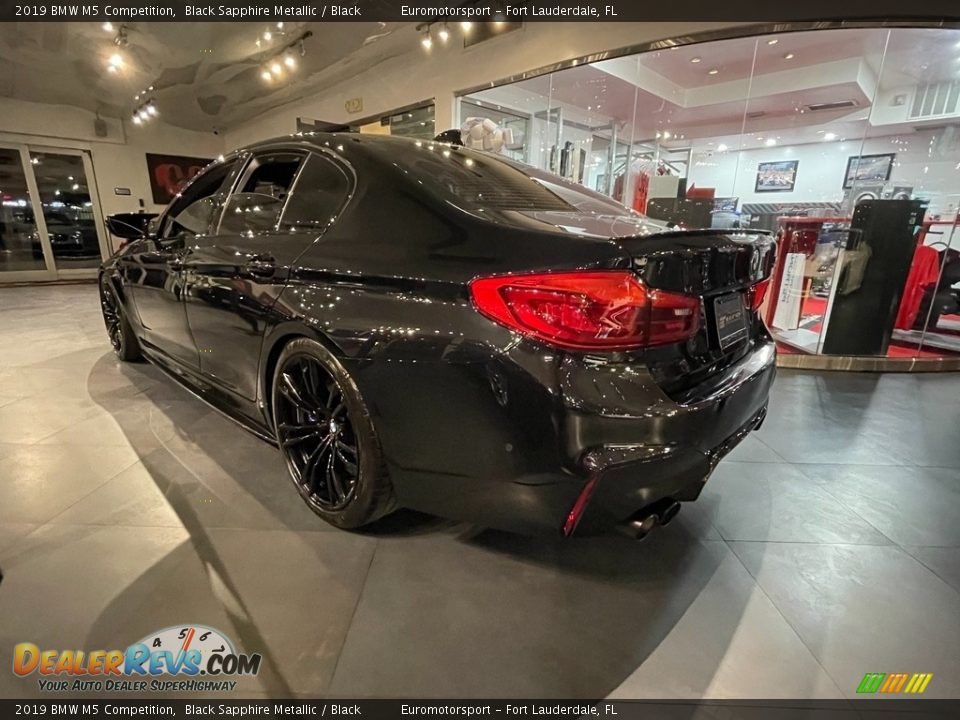2019 BMW M5 Competition Black Sapphire Metallic / Black Photo #14