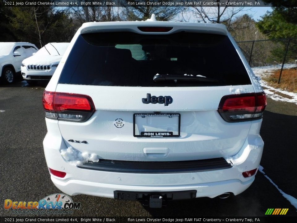 2021 Jeep Grand Cherokee Limited 4x4 Bright White / Black Photo #6