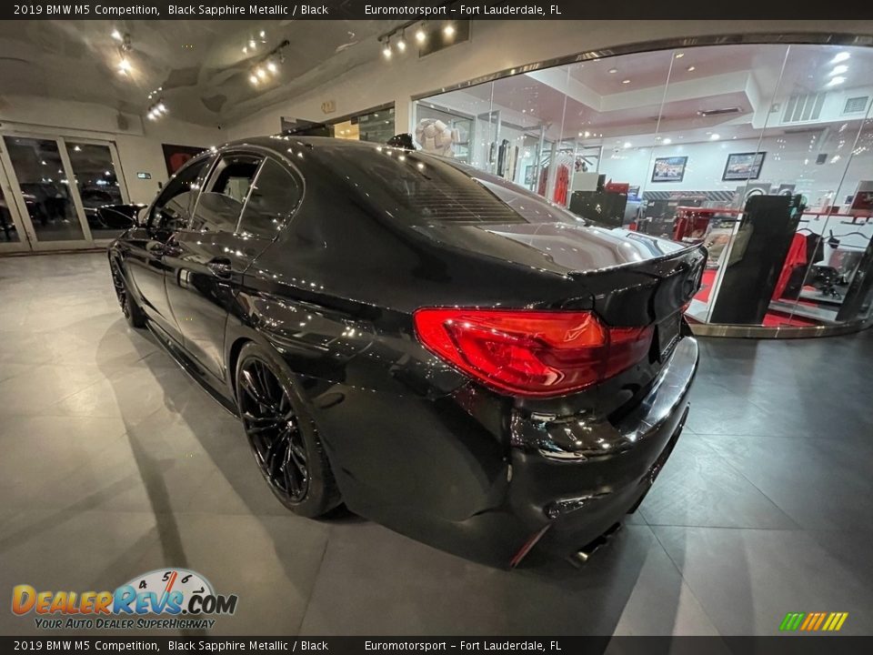 2019 BMW M5 Competition Black Sapphire Metallic / Black Photo #15