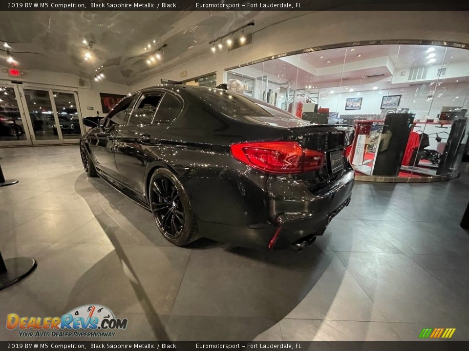 2019 BMW M5 Competition Black Sapphire Metallic / Black Photo #16