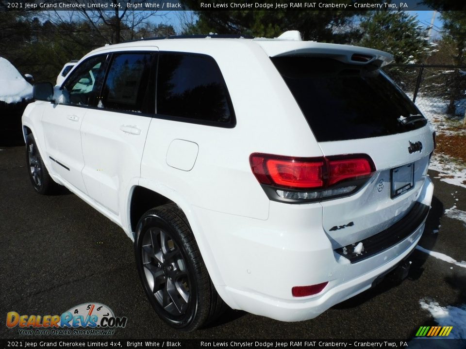 2021 Jeep Grand Cherokee Limited 4x4 Bright White / Black Photo #8