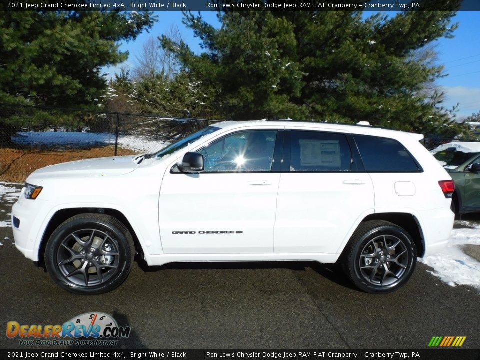 2021 Jeep Grand Cherokee Limited 4x4 Bright White / Black Photo #9