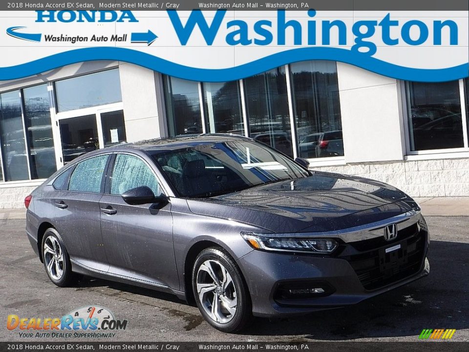 2018 Honda Accord EX Sedan Modern Steel Metallic / Gray Photo #1