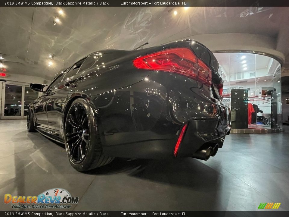 2019 BMW M5 Competition Black Sapphire Metallic / Black Photo #18