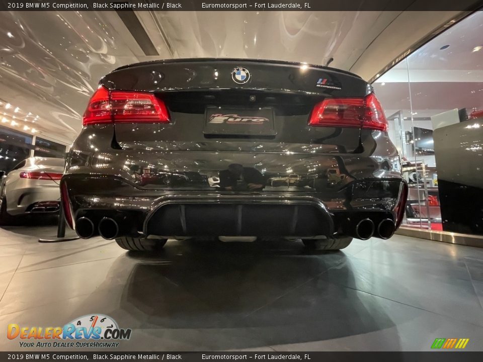2019 BMW M5 Competition Black Sapphire Metallic / Black Photo #19