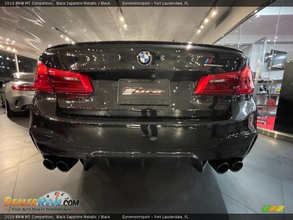 2019 BMW M5 Competition Black Sapphire Metallic / Black Photo #20