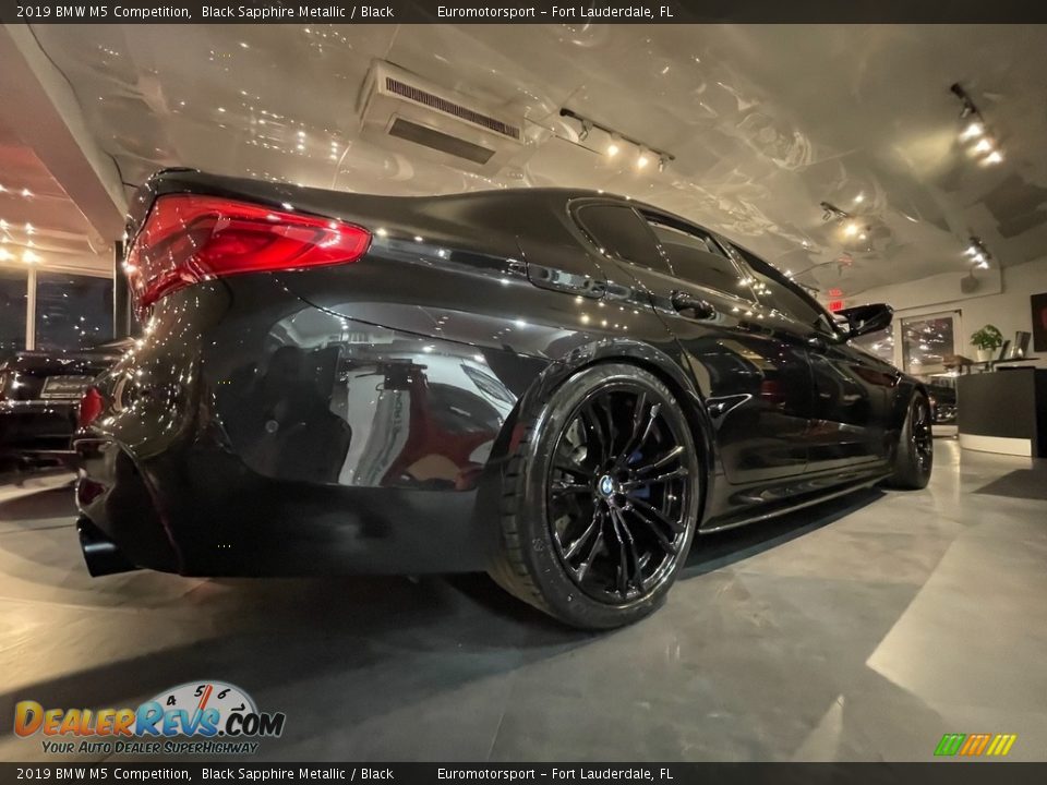 2019 BMW M5 Competition Black Sapphire Metallic / Black Photo #22