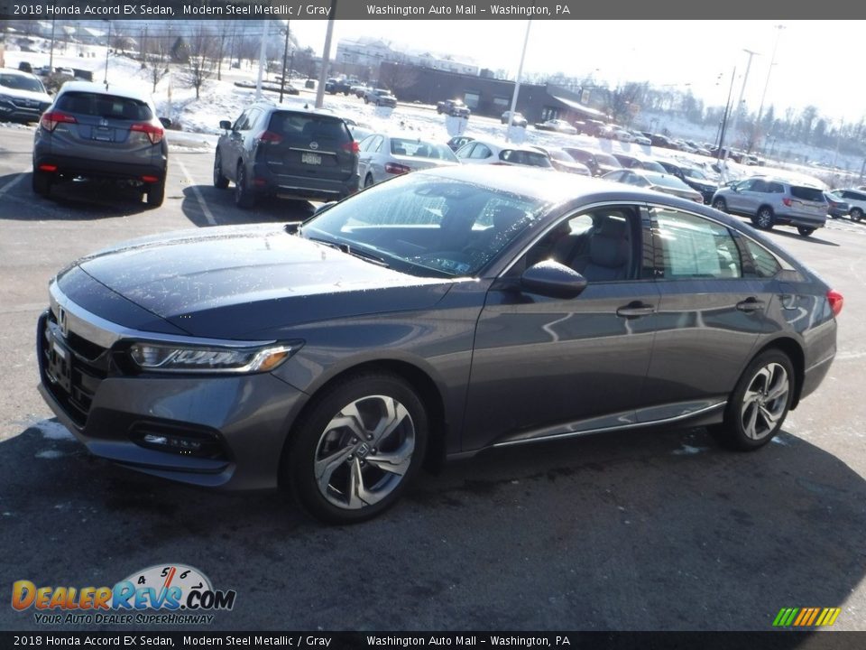 2018 Honda Accord EX Sedan Modern Steel Metallic / Gray Photo #6