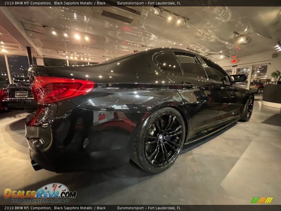 2019 BMW M5 Competition Black Sapphire Metallic / Black Photo #23