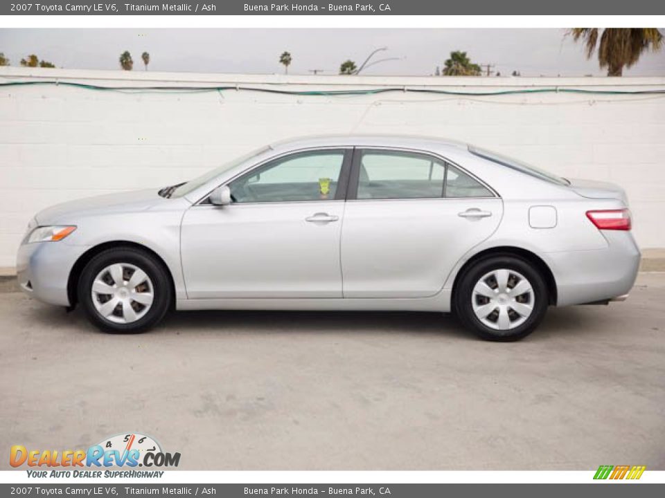 2007 Toyota Camry LE V6 Titanium Metallic / Ash Photo #10