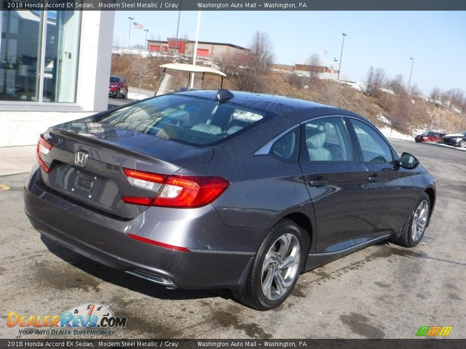 2018 Honda Accord EX Sedan Modern Steel Metallic / Gray Photo #10