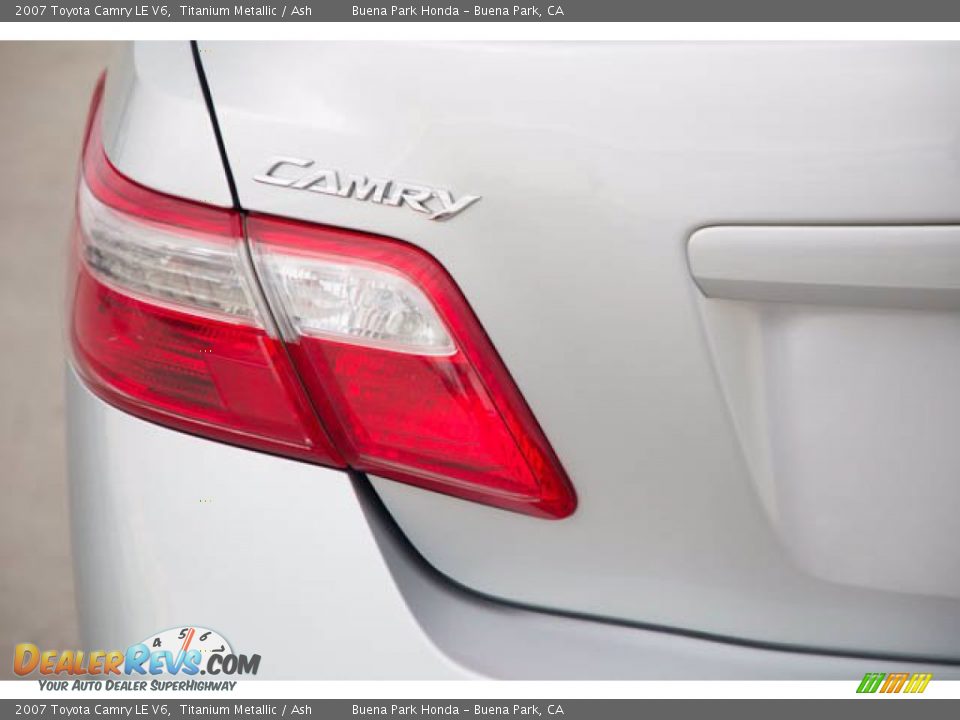 2007 Toyota Camry LE V6 Titanium Metallic / Ash Photo #12