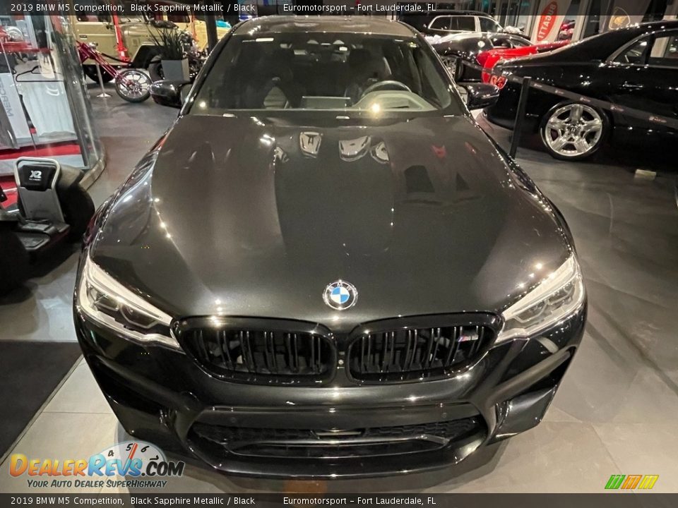 2019 BMW M5 Competition Black Sapphire Metallic / Black Photo #27