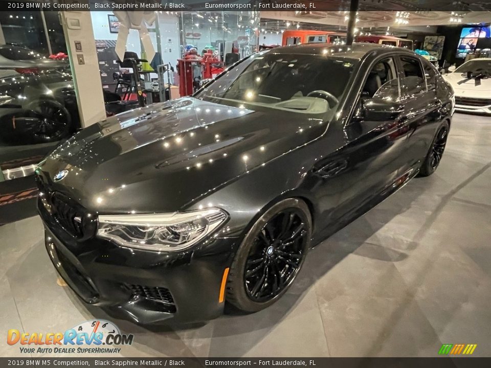 2019 BMW M5 Competition Black Sapphire Metallic / Black Photo #28