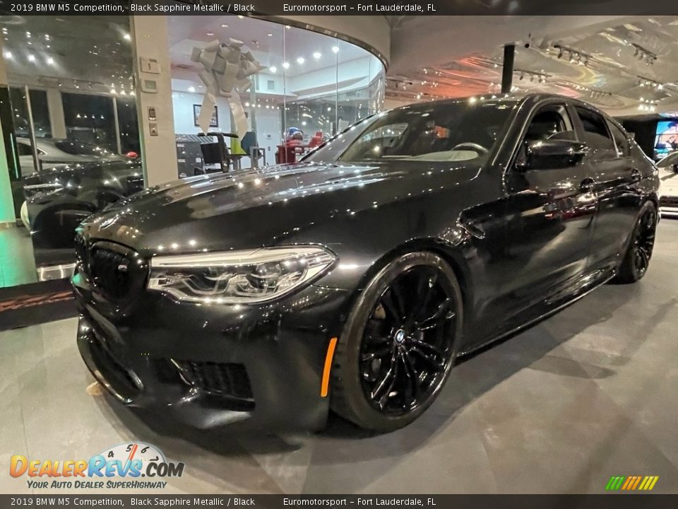 2019 BMW M5 Competition Black Sapphire Metallic / Black Photo #30