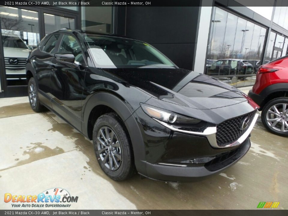 2021 Mazda CX-30 AWD Jet Black Mica / Black Photo #1