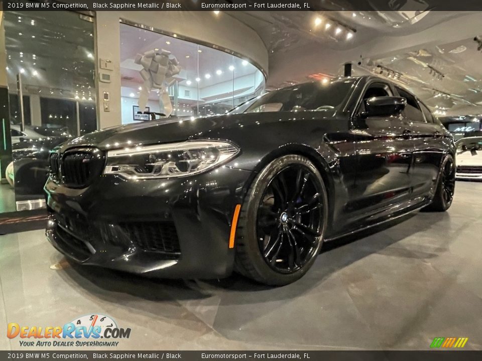 2019 BMW M5 Competition Black Sapphire Metallic / Black Photo #31