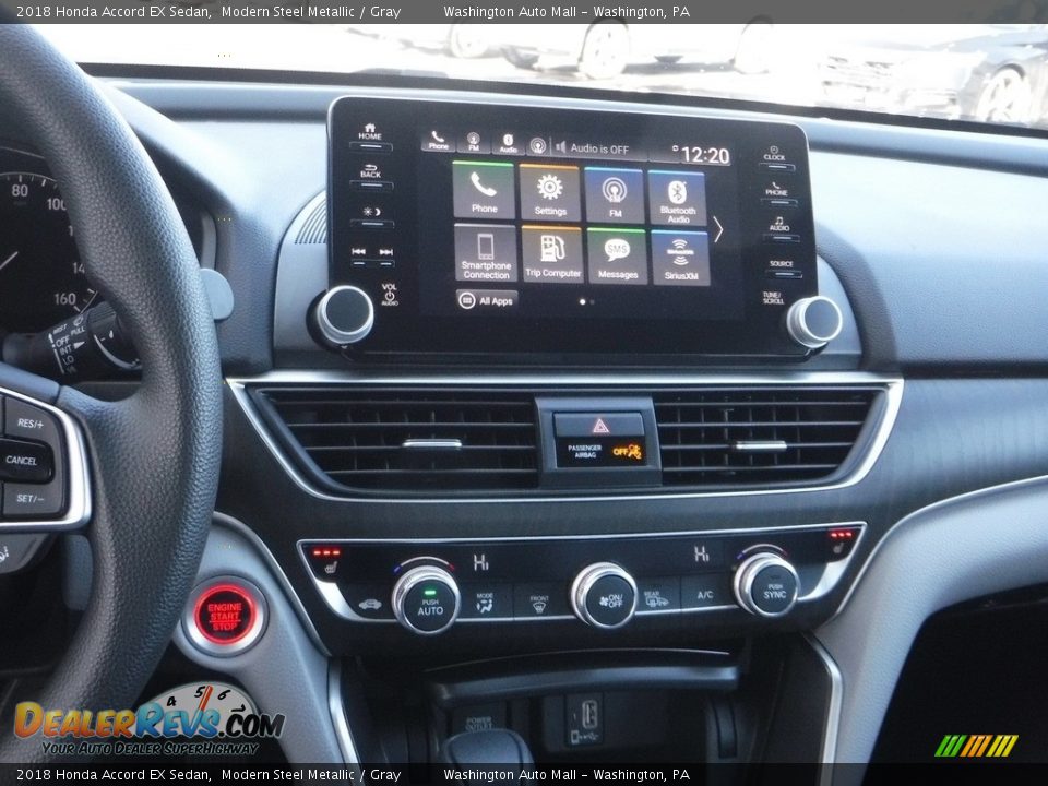 2018 Honda Accord EX Sedan Modern Steel Metallic / Gray Photo #17