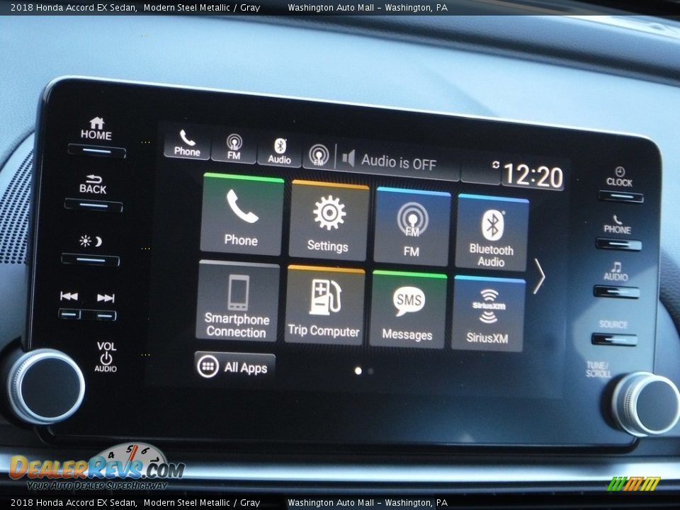 2018 Honda Accord EX Sedan Modern Steel Metallic / Gray Photo #18