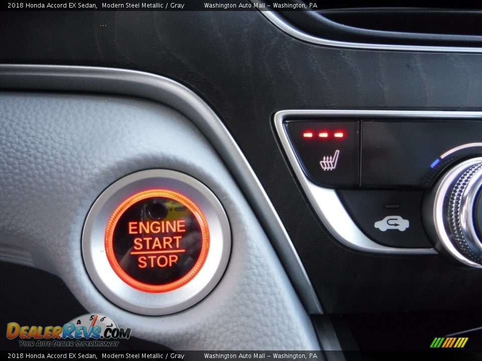 2018 Honda Accord EX Sedan Modern Steel Metallic / Gray Photo #19
