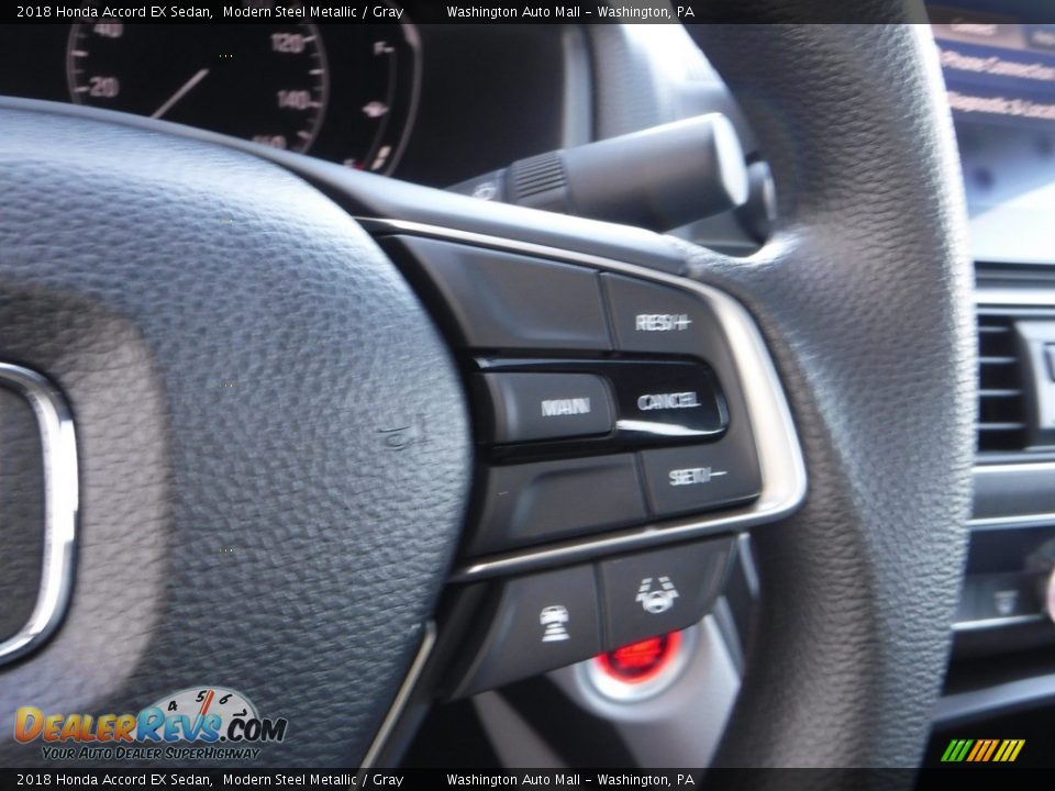 2018 Honda Accord EX Sedan Modern Steel Metallic / Gray Photo #21
