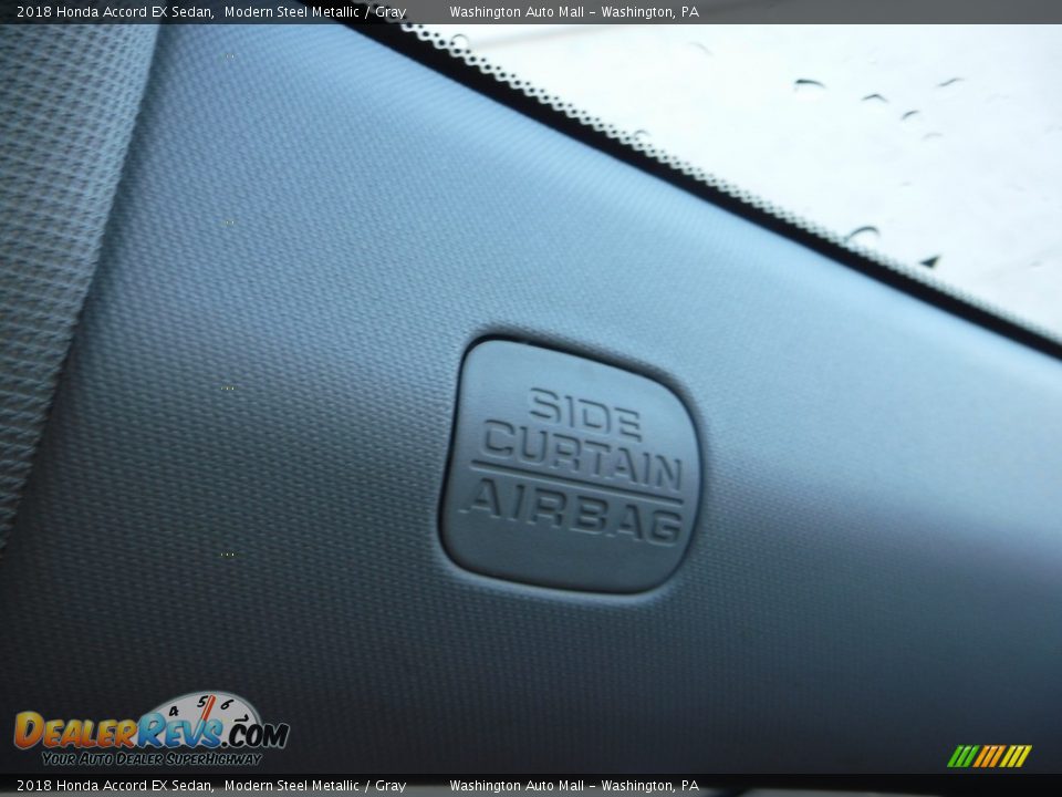 2018 Honda Accord EX Sedan Modern Steel Metallic / Gray Photo #22