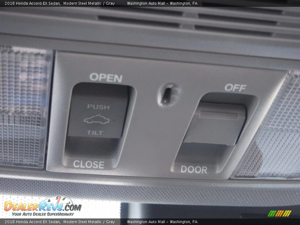 2018 Honda Accord EX Sedan Modern Steel Metallic / Gray Photo #24