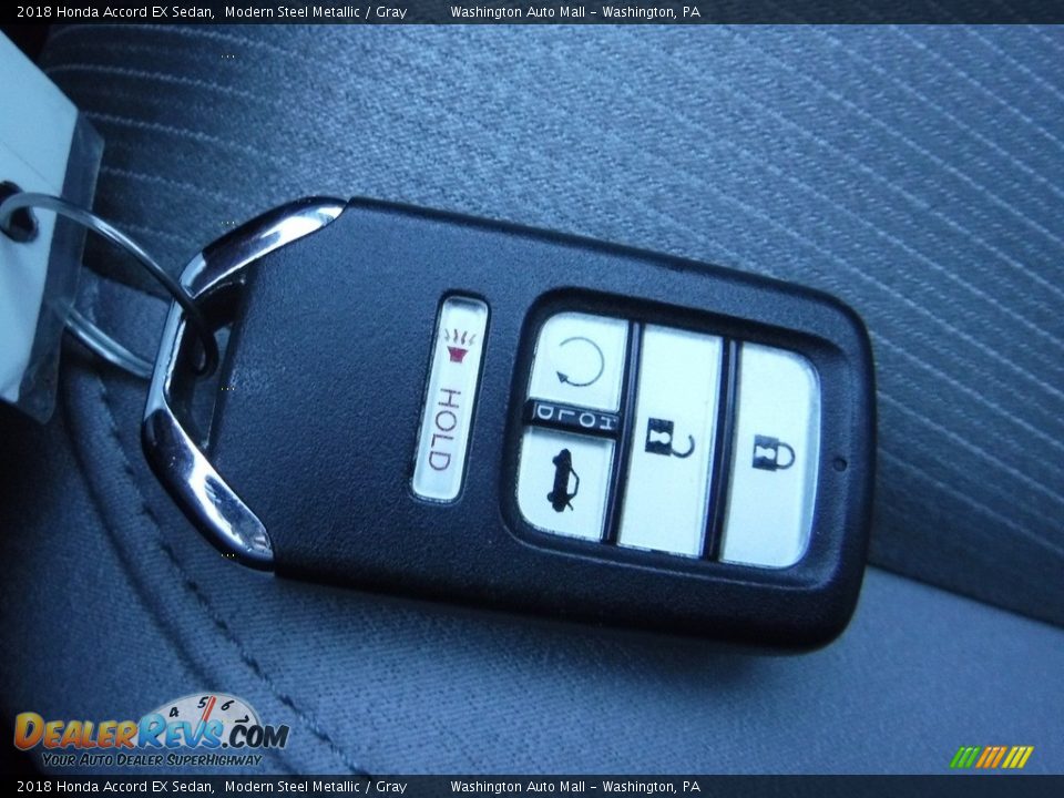 2018 Honda Accord EX Sedan Modern Steel Metallic / Gray Photo #26