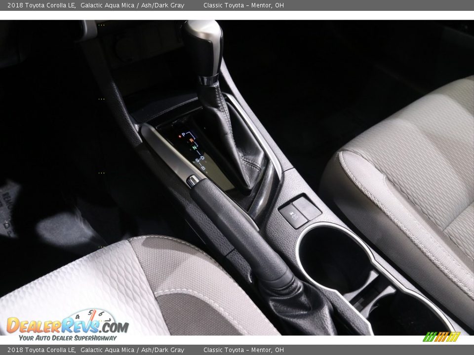 2018 Toyota Corolla LE Galactic Aqua Mica / Ash/Dark Gray Photo #12