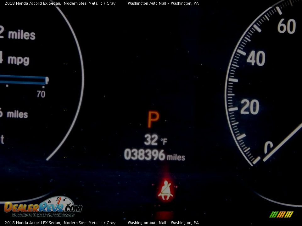 2018 Honda Accord EX Sedan Modern Steel Metallic / Gray Photo #28