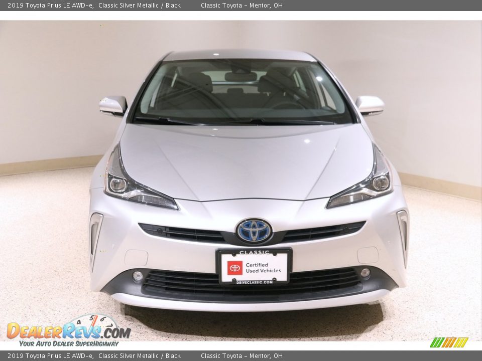 2019 Toyota Prius LE AWD-e Classic Silver Metallic / Black Photo #2
