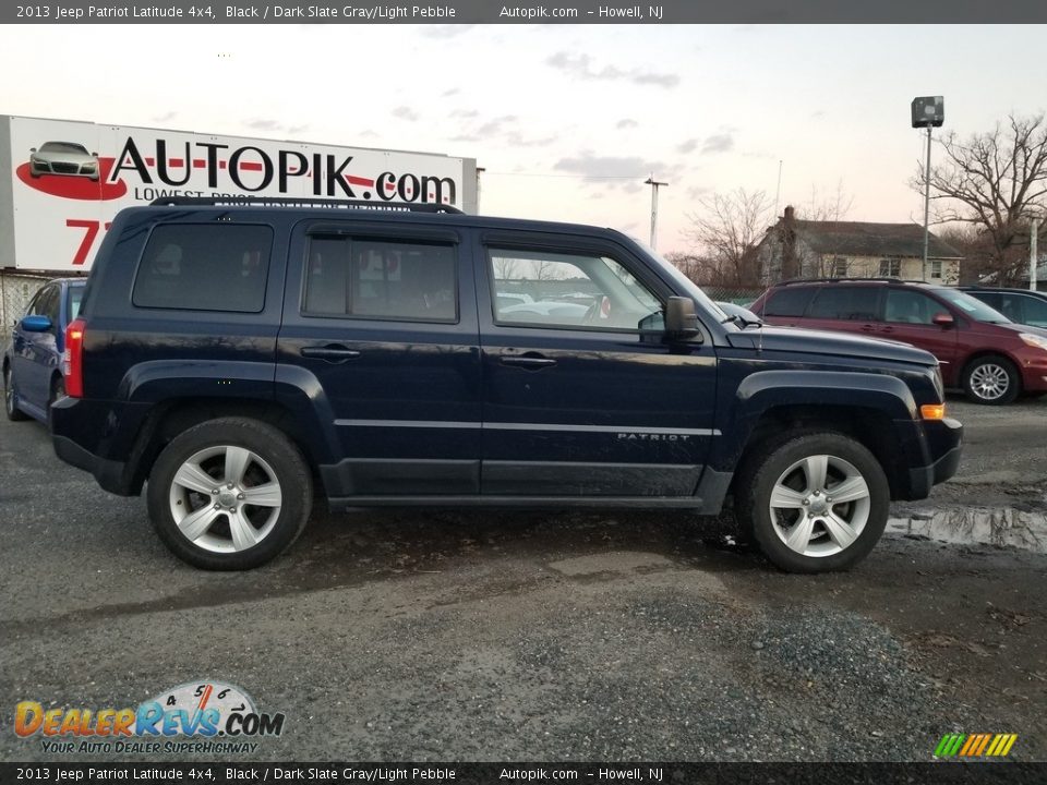 2013 Jeep Patriot Latitude 4x4 Black / Dark Slate Gray/Light Pebble Photo #2