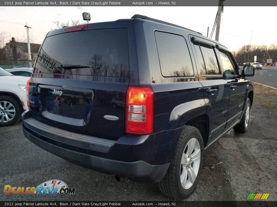 2013 Jeep Patriot Latitude 4x4 Black / Dark Slate Gray/Light Pebble Photo #3