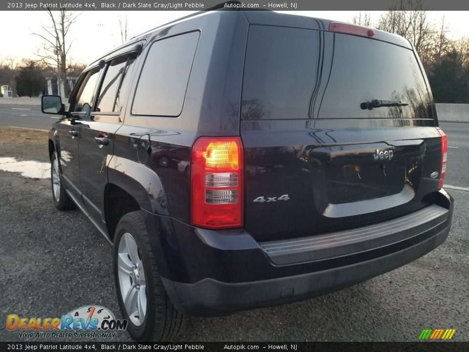 2013 Jeep Patriot Latitude 4x4 Black / Dark Slate Gray/Light Pebble Photo #5