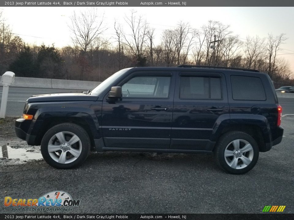 2013 Jeep Patriot Latitude 4x4 Black / Dark Slate Gray/Light Pebble Photo #6