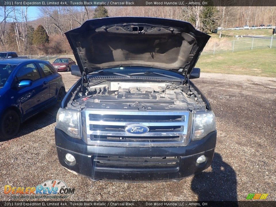 2011 Ford Expedition EL Limited 4x4 Tuxedo Black Metallic / Charcoal Black Photo #6