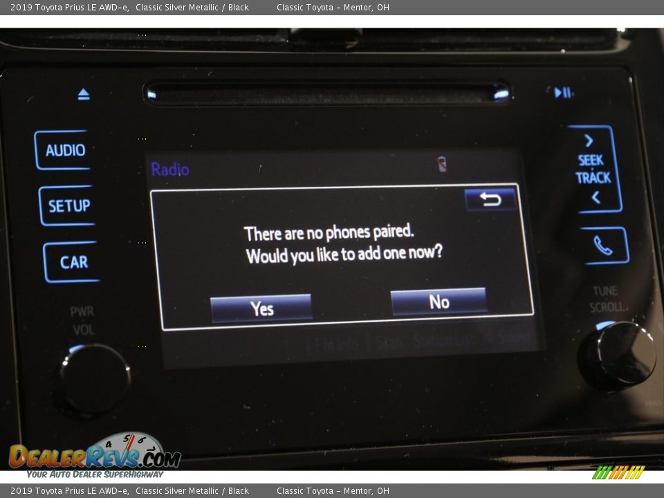 2019 Toyota Prius LE AWD-e Classic Silver Metallic / Black Photo #11