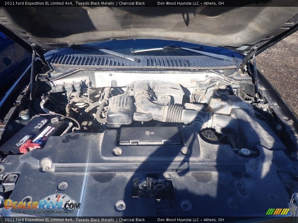 2011 Ford Expedition EL Limited 4x4 Tuxedo Black Metallic / Charcoal Black Photo #7