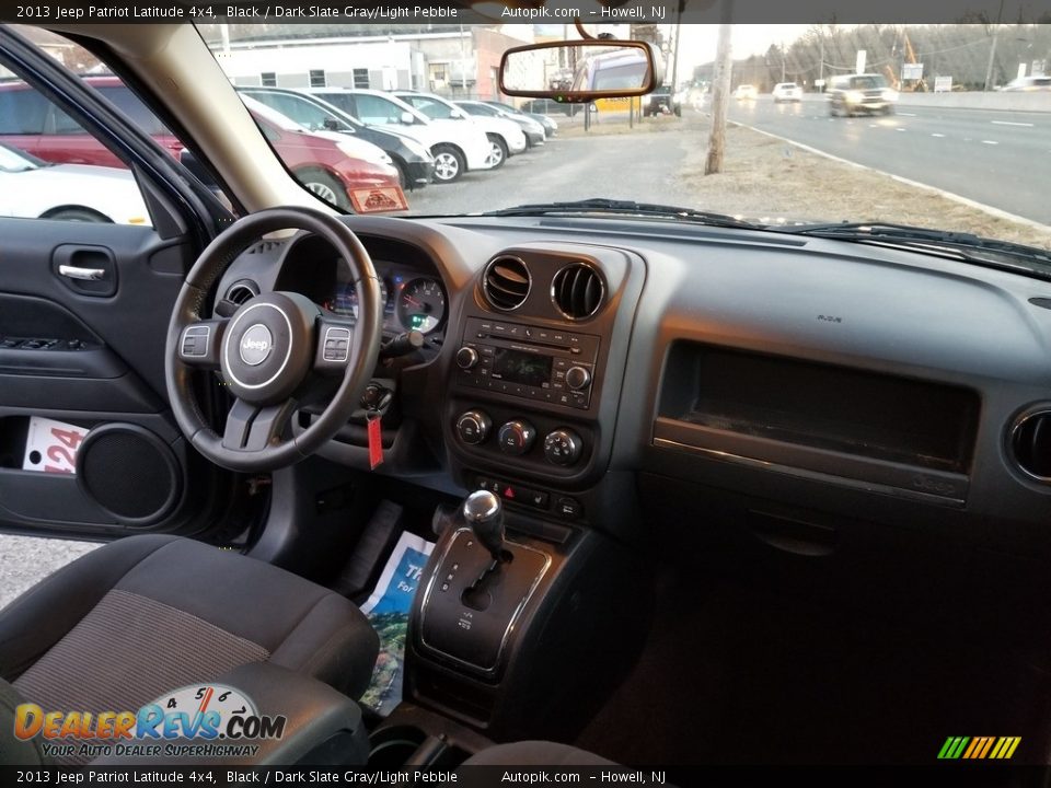 2013 Jeep Patriot Latitude 4x4 Black / Dark Slate Gray/Light Pebble Photo #11