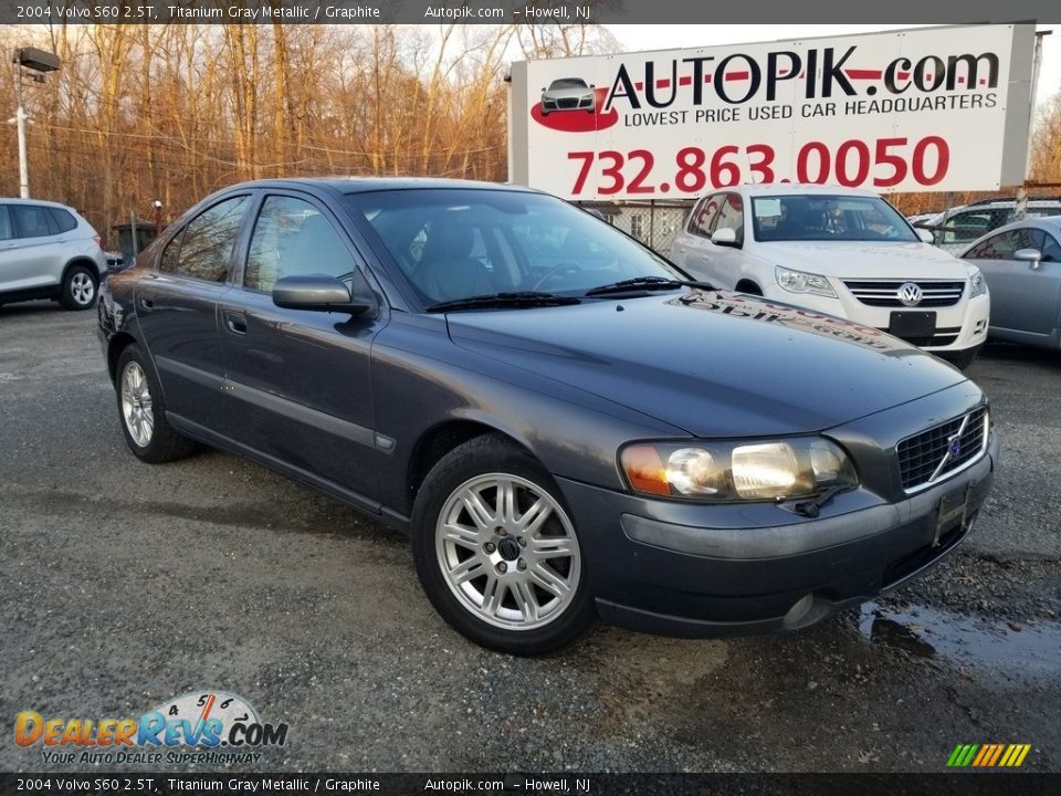 2004 Volvo S60 2.5T Titanium Gray Metallic / Graphite Photo #1