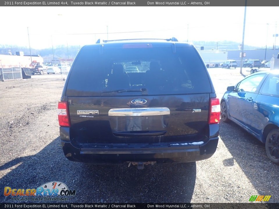 2011 Ford Expedition EL Limited 4x4 Tuxedo Black Metallic / Charcoal Black Photo #12