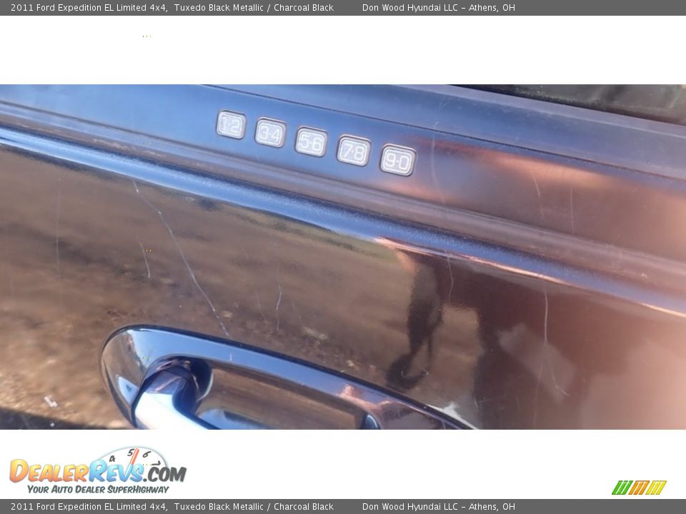2011 Ford Expedition EL Limited 4x4 Tuxedo Black Metallic / Charcoal Black Photo #14
