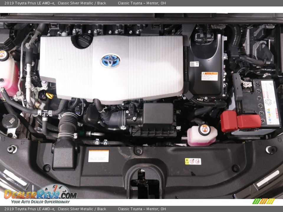 2019 Toyota Prius LE AWD-e Classic Silver Metallic / Black Photo #20