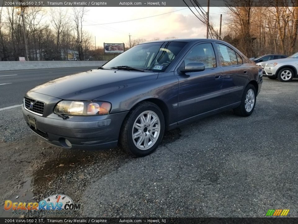 2004 Volvo S60 2.5T Titanium Gray Metallic / Graphite Photo #7