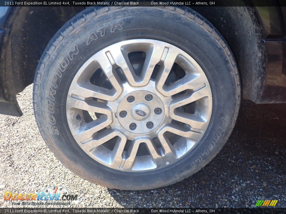 2011 Ford Expedition EL Limited 4x4 Tuxedo Black Metallic / Charcoal Black Photo #18