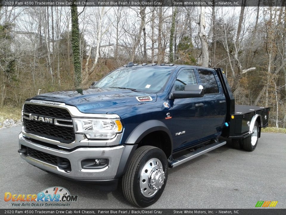 2020 Ram 4500 Tradesman Crew Cab 4x4 Chassis Patriot Blue Pearl / Black/Diesel Gray Photo #2